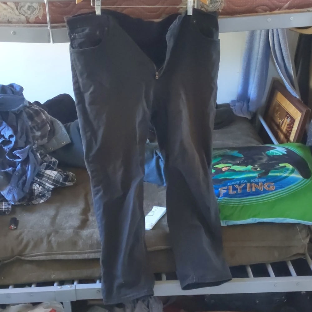 Levi's black dennum jeans